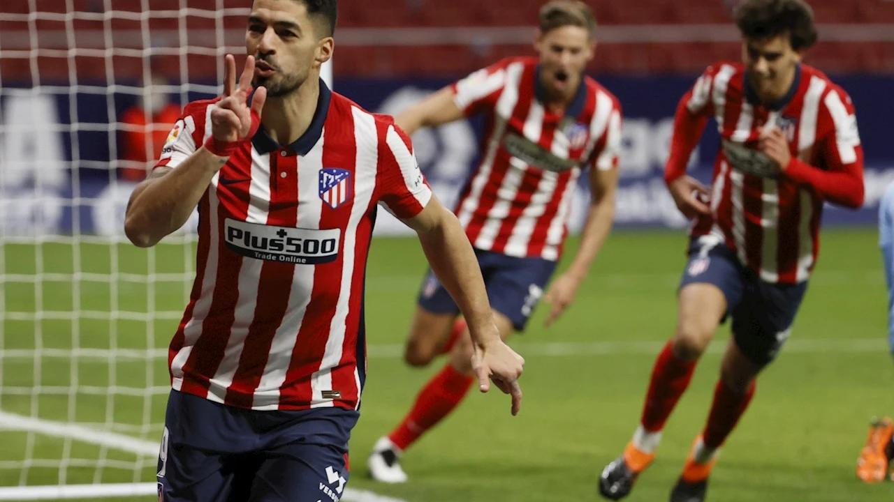 Luis Suárez, Marcos Llorente y Joao Félix