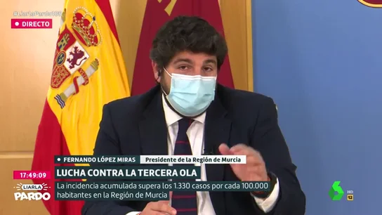 Fernando López Miras, presidente de Murcia Fernando López Miras, presidente de Murcia