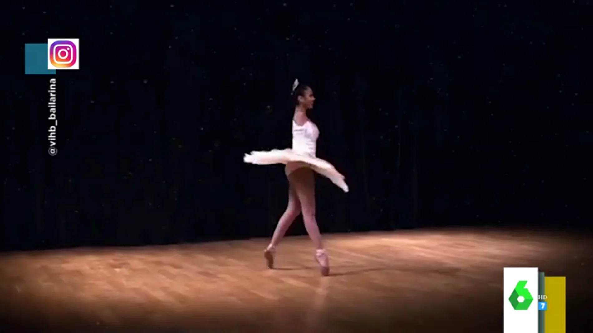 Los espectaculares vídeo de Victoria Bueno, una joven bailarina sin brazos que es capaz de hacer de todo