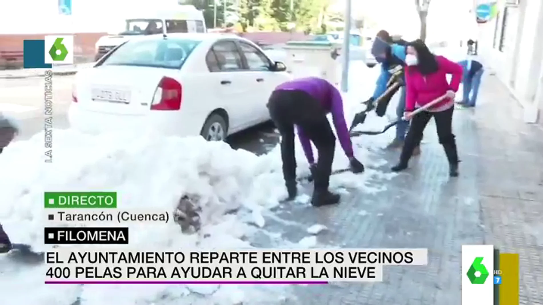 El divertido error de un rótulo de laSexta Noticias que 'regala' dinero a unos vecinos de Cuenca