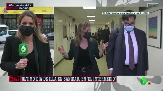 El Intermedio acompaña a Illa en su último día como ministro: "Le he notado un punto de tristeza" El Intermedio acompaña a Illa en su último día como ministro: "Le he notado un punto de tristeza"