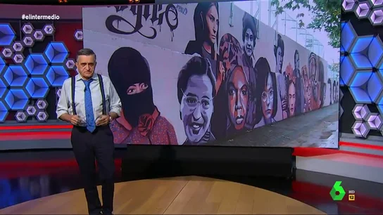 La respuesta de Wyoming a Almeida tras comparar un mural feminista con pintadas de ETA: "El PP vuelve a plegarse a Vox" La respuesta de Wyoming a Almeida tras comparar un mural feminista con pintadas de ETA: "El PP vuelve a plegarse a Vox"