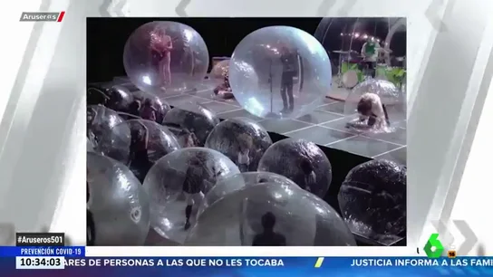 Concierto entre burbujas: la propuesta de 'The Flaming Lips' para la vuelta a los escenarios en la pandemia Concierto entre burbujas: la propuesta de 'The Flaming Lips' para la vuelta a los escenarios en la pandemia