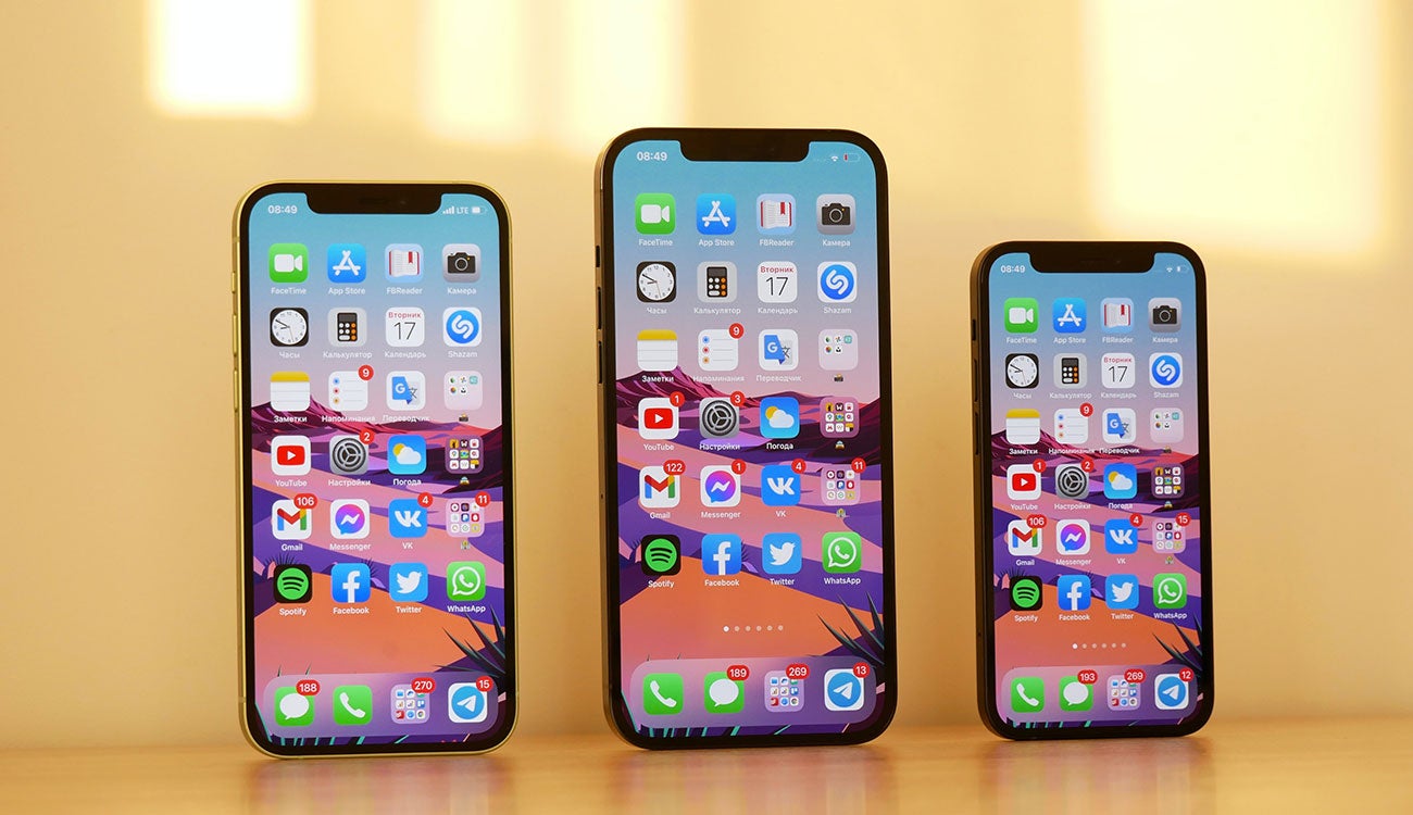 Familia de iPhone 12