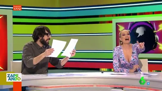 El chiste sorpresa de Renata Zanchi en directo que deja locos a los zapeadores: " El chiste sorpresa de Renata Zanchi en directo que deja locos a los zapeadores: "