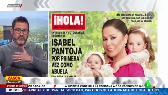 Portada de la revista en la que salió Isabel Pantoja con sus nietas Portada de la revista en la que salió Isabel Pantoja con sus nietas