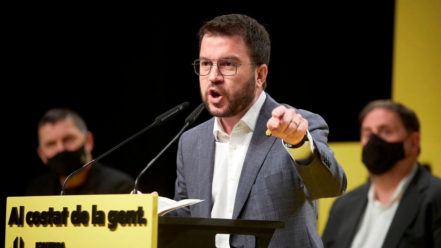El candidato de ERC a la presidencia de la Generalitat, Pere Aragon&eacute;s