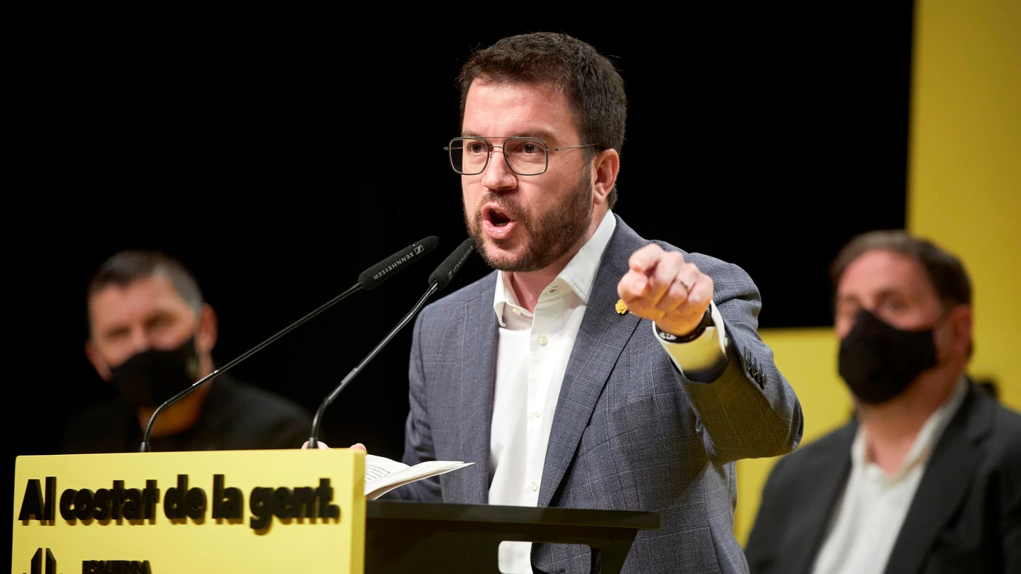 El candidato de ERC a la presidencia de la Generalitat, Pere Aragonés El candidato de ERC a la presidencia de la Generalitat, Pere Aragonés