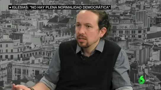 Iglesias, ante la polémica por los presos del procés: "No hay una situación de plena normalidad política y democrática en España" Iglesias, ante la polémica por los presos del procés: "No hay una situación de plena normalidad política y democrática en España"