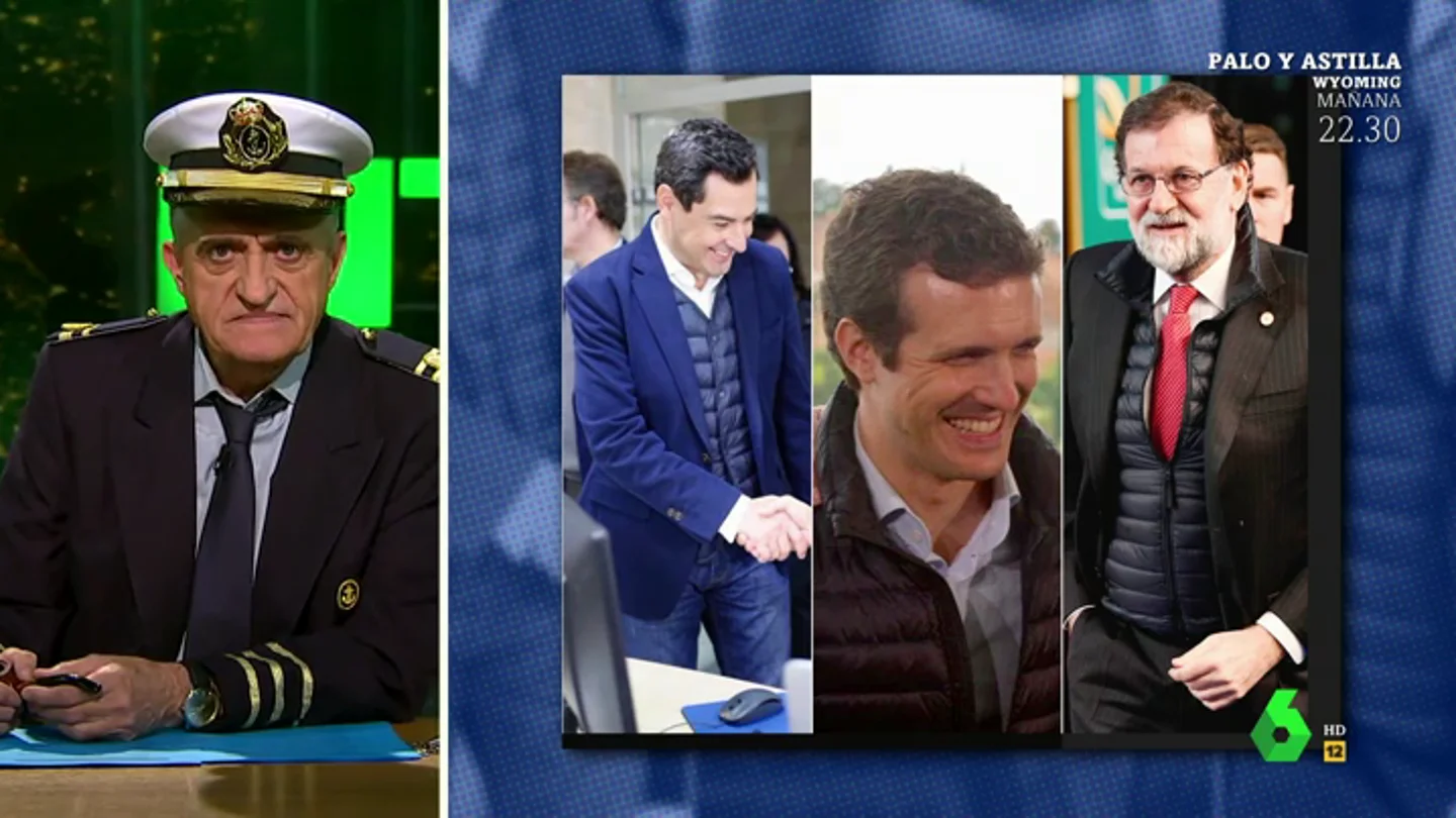 El Gran Wyoming analiza la estrategia del PP para hacer frente a Bárcenas: "Espero que sus chalequitos sirvan de salvavidas" El Gran Wyoming analiza la estrategia del PP para hacer frente a Bárcenas: "Espero que sus chalequitos sirvan de salvavidas"