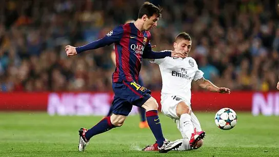 Marco Verratti y Leo Messi Marco Verratti y Leo Messi