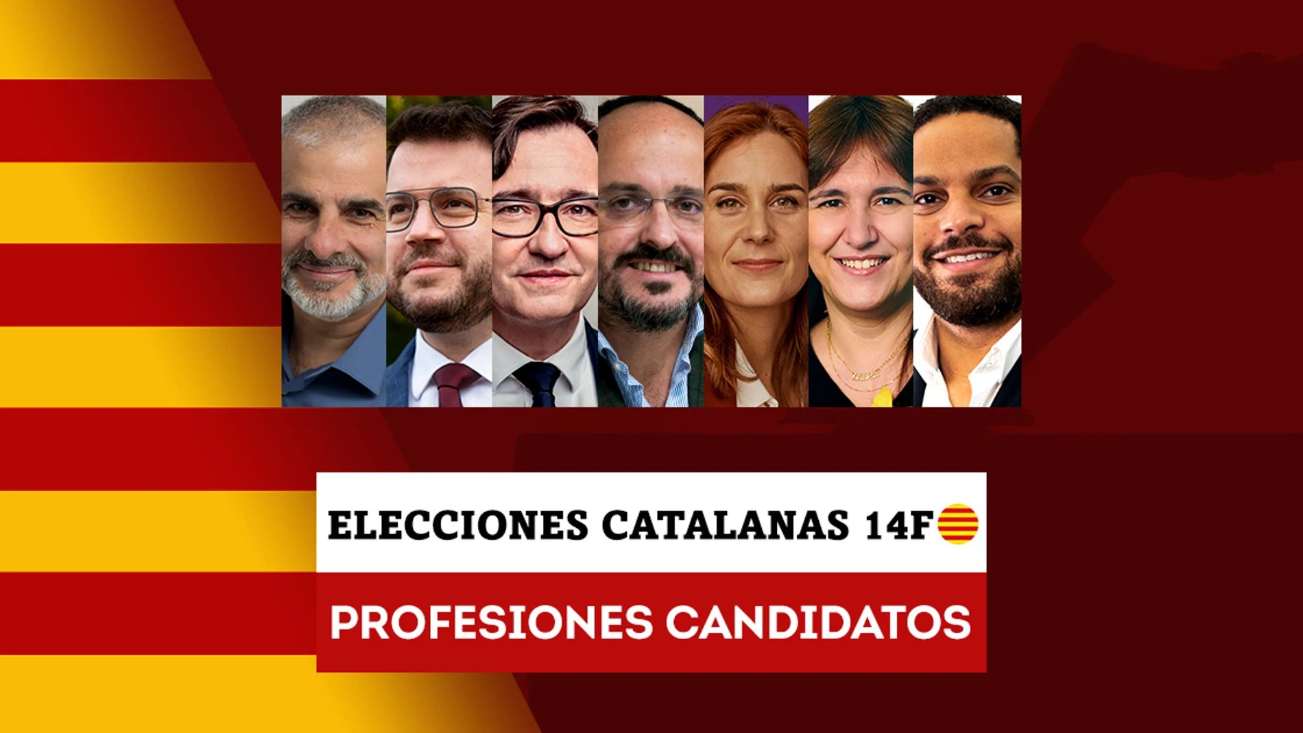 Estas son las profesiones de los candidatos a las elecciones catalanas