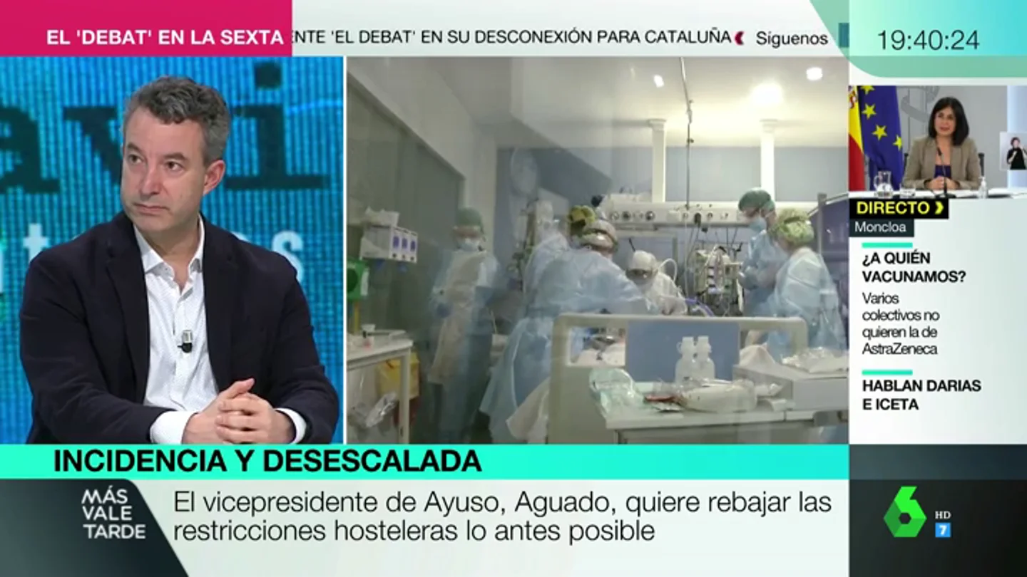 La advertencia de César Carballo tras el anuncio de la Comunidad de Madrid: "Nunca vamos a poder bajar de los 200" La advertencia de César Carballo tras el anuncio de la Comunidad de Madrid: "Nunca vamos a poder bajar de los 200"