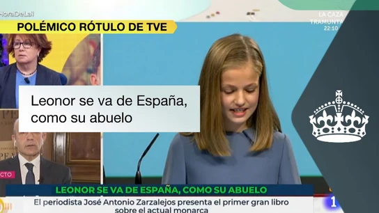Polémica entre PP, Cs y UP por el rótulo de RTVE sobre la marcha de la princesa Leonor a Gales Polémica entre PP, Cs y UP por el rótulo de RTVE sobre la marcha de la princesa Leonor a Gales