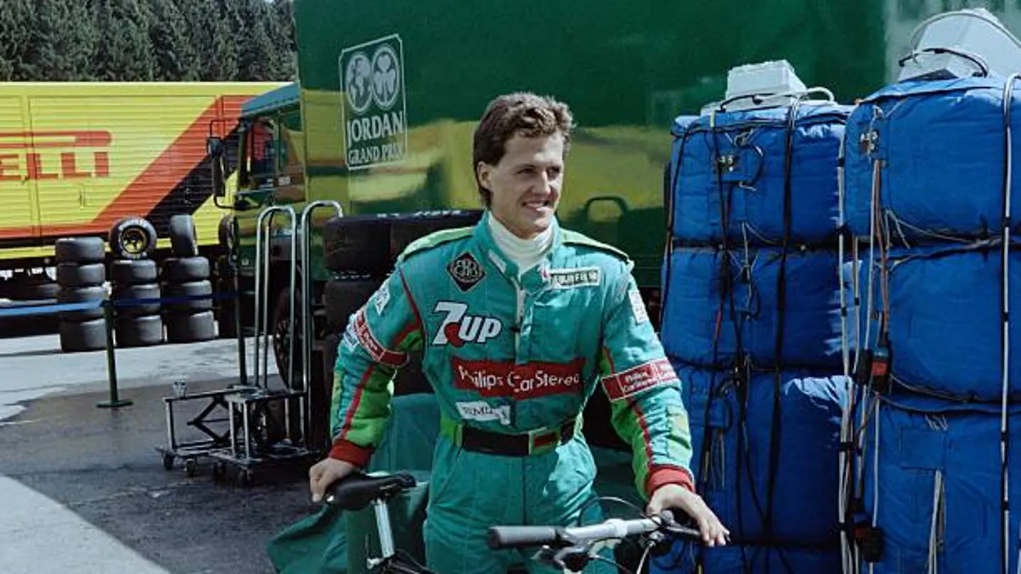 Michael Schumacher, en Jordan Michael Schumacher, en Jordan