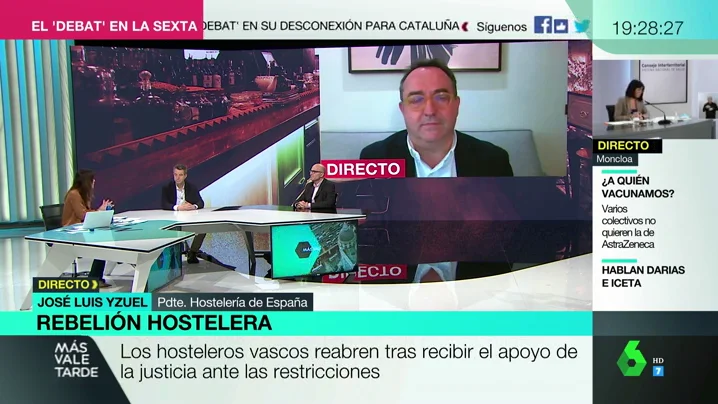  Cara a cara entre un hostelero, un virólogo y un médico
