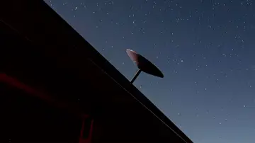 Una antena de Starlink Una antena de Starlink