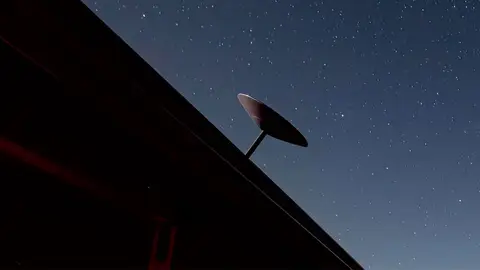 Una antena de Starlink Una antena de Starlink