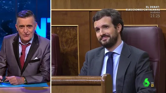 Wyoming analiza los casos de corrupción que salpican al PP: "Casado tiene mala suerte por partida doble, como la contabilidad de su partido" Wyoming analiza los casos de corrupción que salpican al PP: "Casado tiene mala suerte por partida doble, como la contabilidad de su partido"