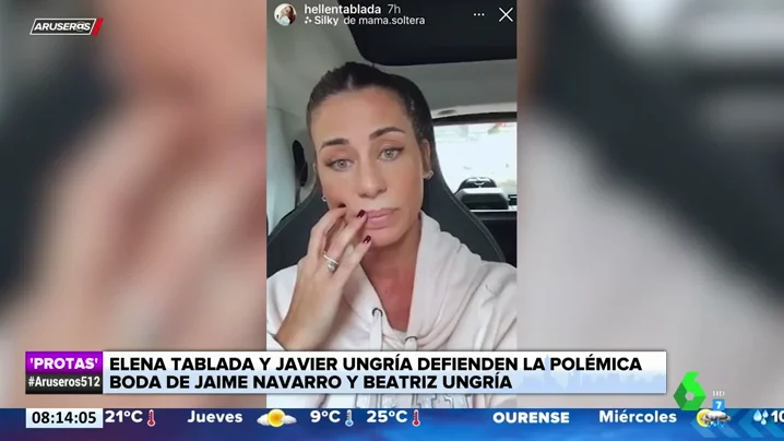  Elena Tablada responde a las críticas a la boda de su cuñada en el Casino de Madrid