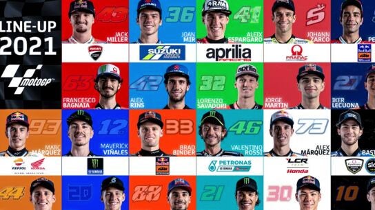 Parrilla oficial de 2021