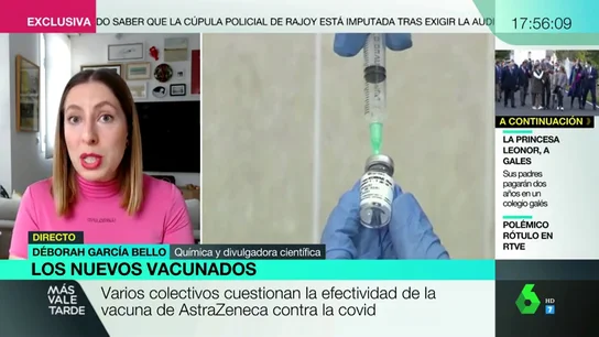 Deborah García Bello: "Mientras sean nuevas variantes y no cepas no tenemos que alarmarnos" Deborah García Bello: "Mientras sean nuevas variantes y no cepas no tenemos que alarmarnos"