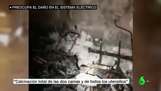 Las imágenes de la habitación calcinada por un paciente COVID del Hospital Puerta del Mar, Cádiz Las imágenes de la habitación calcinada por un paciente COVID del Hospital Puerta del Mar, Cádiz