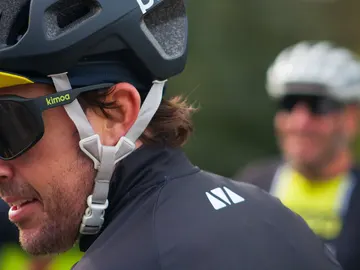 Fernando Alonso en uno de sus entrenamientos Fernando Alonso en uno de sus entrenamientos