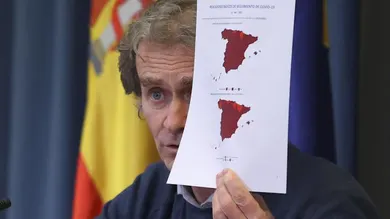 El director del Centro de Coordinación de Alertas y Emergencias Sanitarias del Ministerio de Sanidad Fernando Simón. El director del Centro de Coordinación de Alertas y Emergencias Sanitarias del Ministerio de Sanidad Fernando Simón.