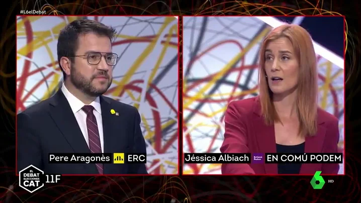 Albiach a Aragonès: "Llevan en el Gobierno desde 2015, y si no tienen una Conselleria de feminismo es porque gobiernan con la derecha"