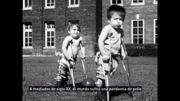 Niños con polio