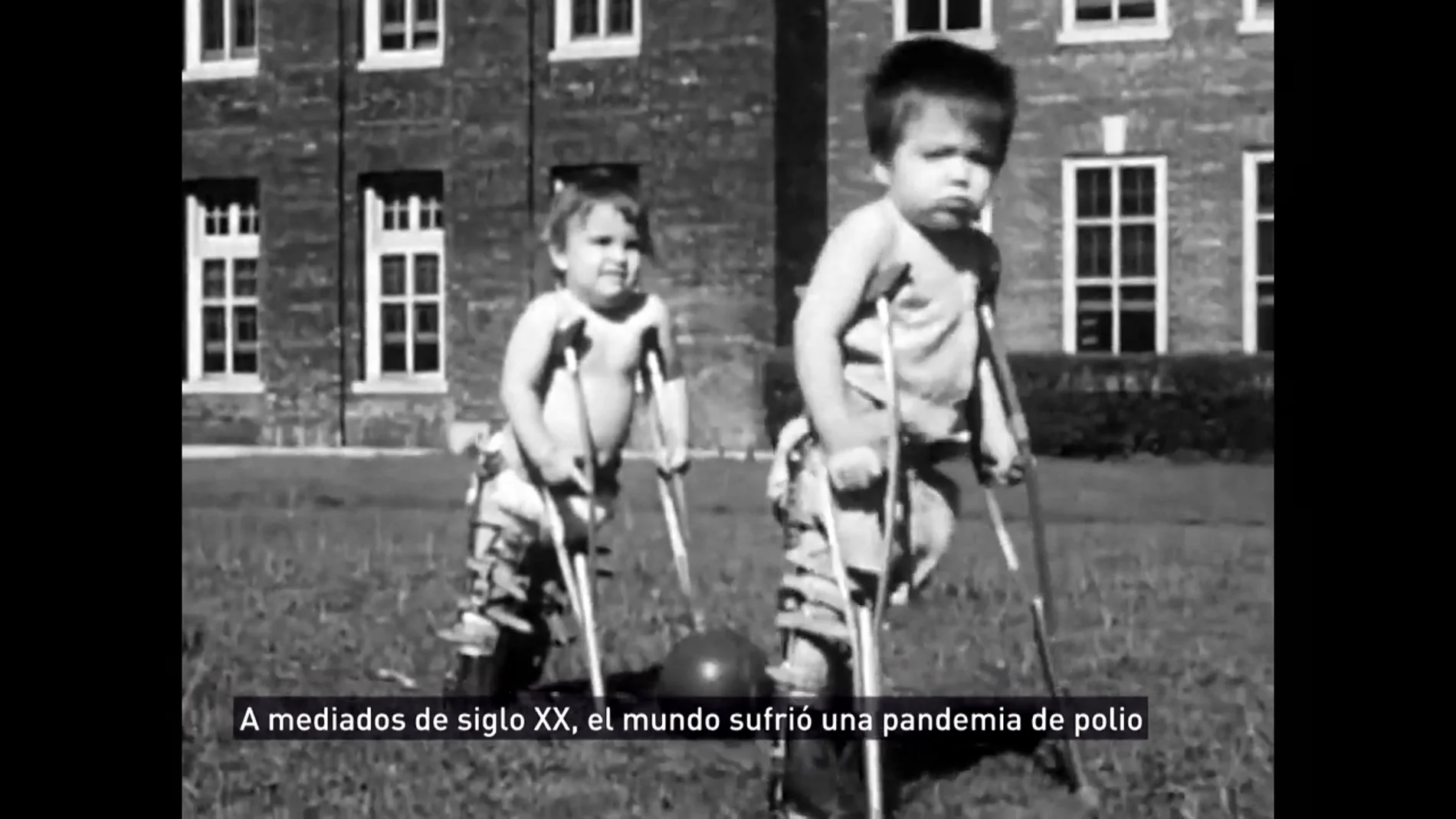 Niños con polio