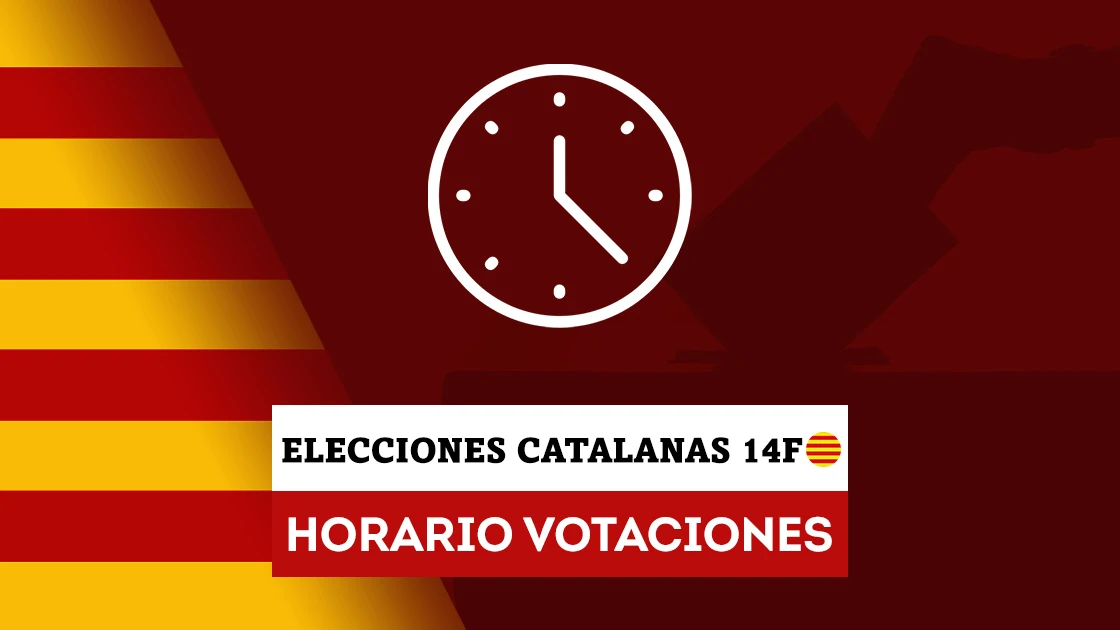 Horario colegios electorales elecciones Cataluña