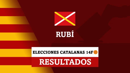 Resultados de las elecciones catalanas en Rub&iacute;