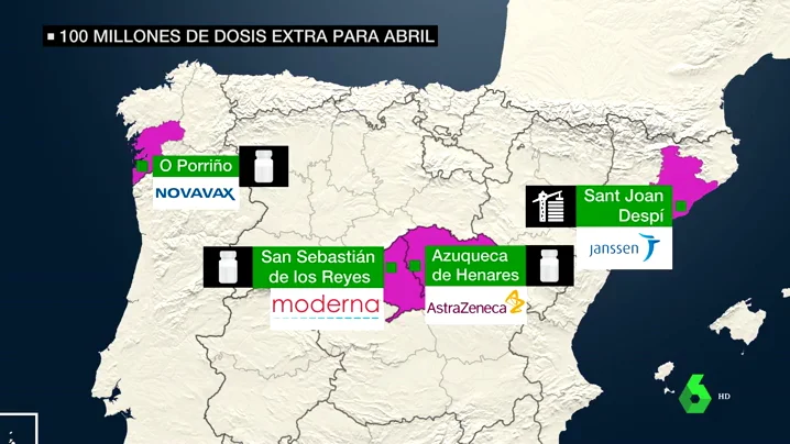 España, a las puertas de la vacunación masiva: en abril podríamos tener 100 millones de dosis