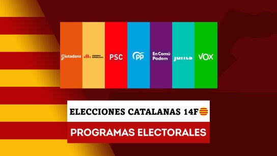 Estos son los programas electorales de los principales partidos en las elecciones en Catalu&ntilde;a