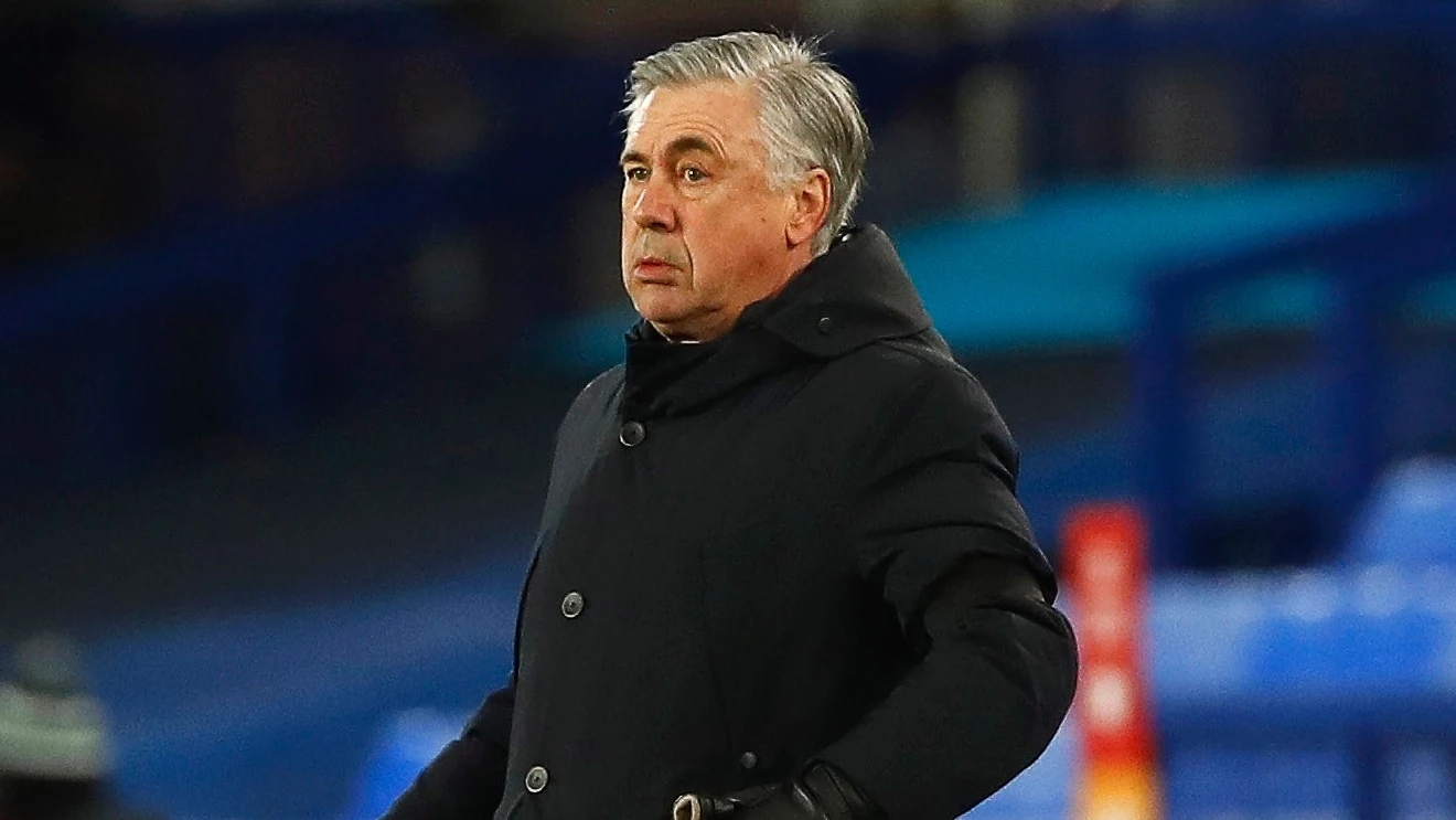 Carlo Ancelotti, entrenador del Everton