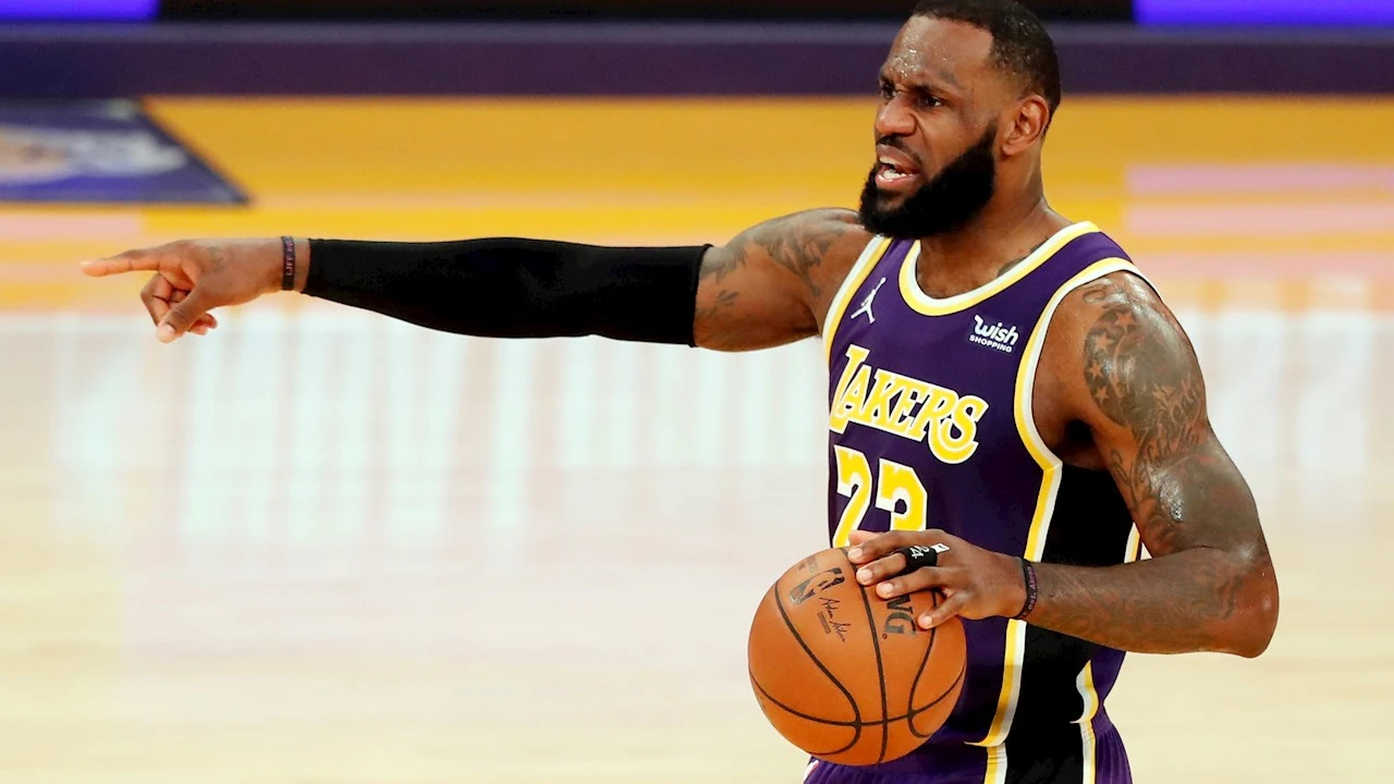 LeBron James, con los Lakers