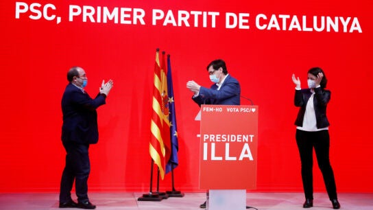 Mapa de resultados de las elecciones de Catalu&ntilde;a del 14-F en los principales municipios