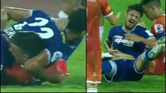 Edu Bedia muerde a un rival