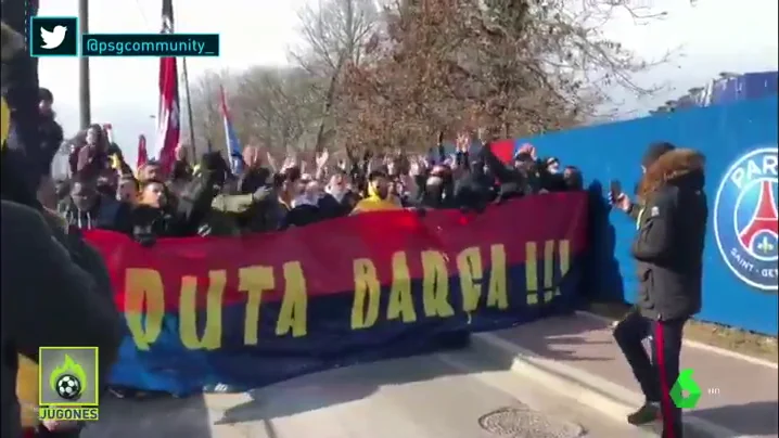 pancarta ultras PSG