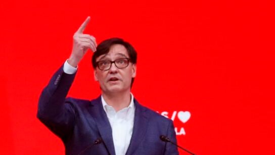 Salvador Illa, ganador de las elecciones en Catalu&ntilde;a con el PSC