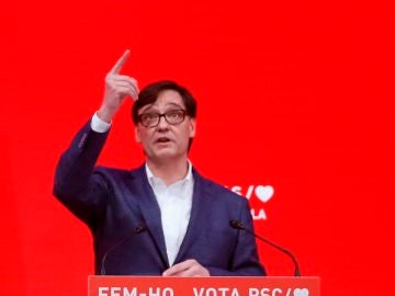 Salvador Illa, ganador de las elecciones en Cataluña con el PSC