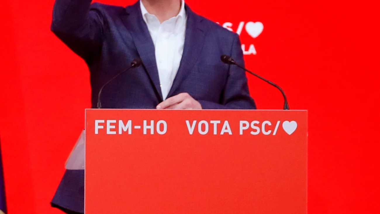 Salvador Illa, ganador de las elecciones en Cataluña con el PSC