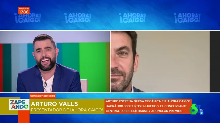 El chiste de Arturo Valls en su divertida aparición en directo en Zapeando