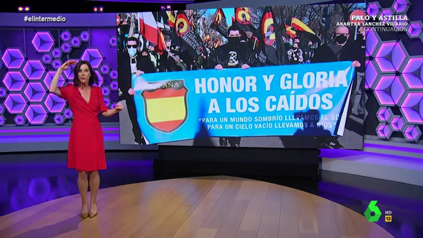 El irónico análisis de Cristina Gallego sobre la libertad de expresión tras el encarcelamiento de Pablo Hasél y la manifestación de la División Azul El irónico análisis de Cristina Gallego sobre la libertad de expresión tras el encarcelamiento de Pablo Hasél y la manifestación de la División Azul