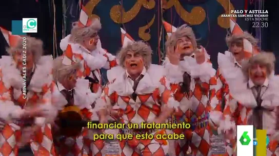 La chirigota de 'El Selu' en 2020 que predijo la pandemia: "Yo tengo miedo, ¡ay dios mío, es un virus desconocido!" La chirigota de 'El Selu' en 2020 que predijo la pandemia: "Yo tengo miedo, ¡ay dios mío, es un virus desconocido!"