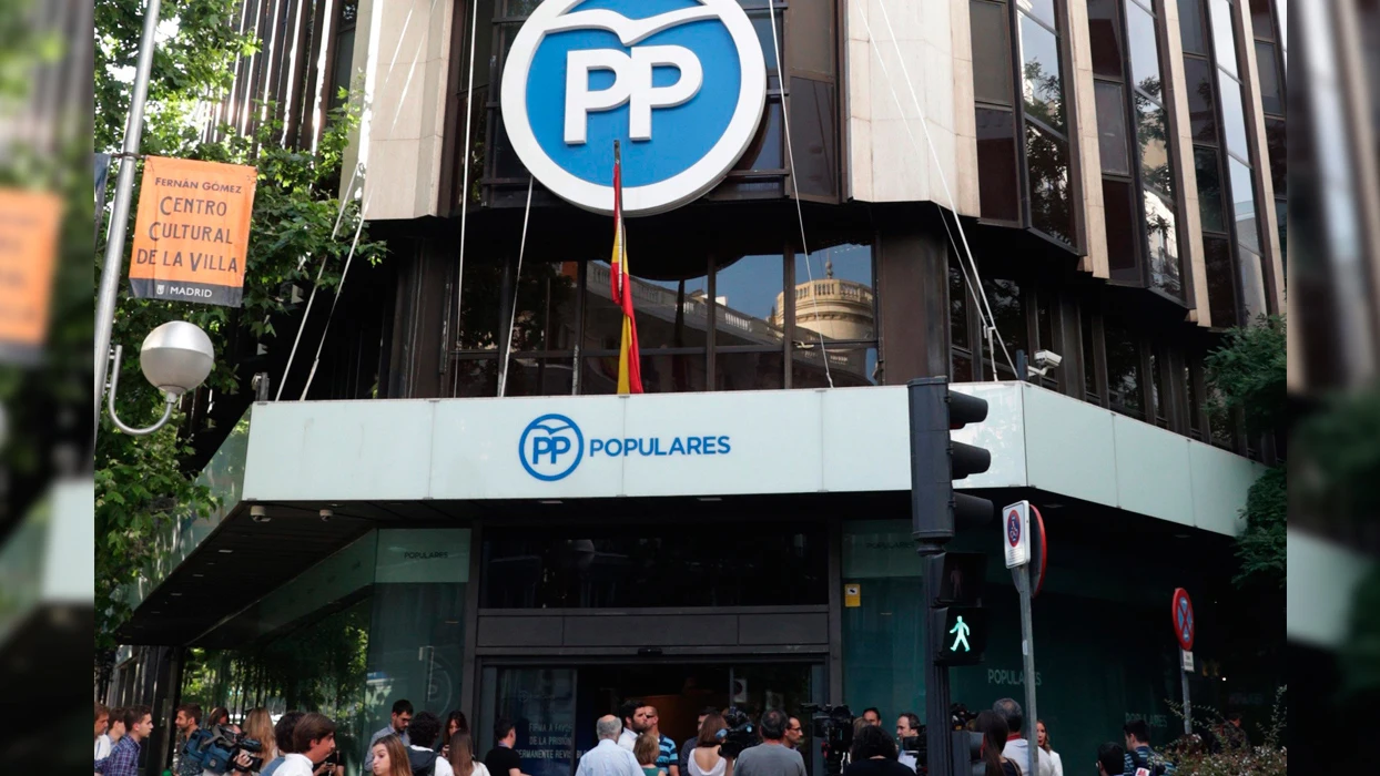 La sede nacional del PP en Génova