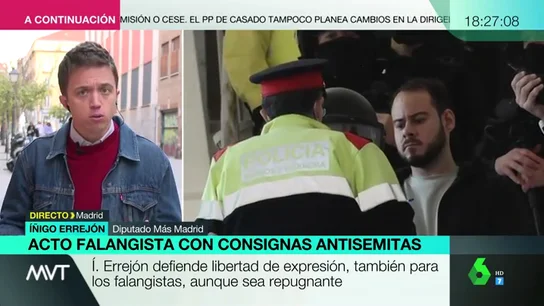 Íñigo Errejón insta al Gobierno a indultar a Hasél "ya": "Ha tenido que entrar en prisión para que aparezca la voluntad política" Íñigo Errejón insta al Gobierno a indultar a Hasél "ya": "Ha tenido que entrar en prisión para que aparezca la voluntad política"