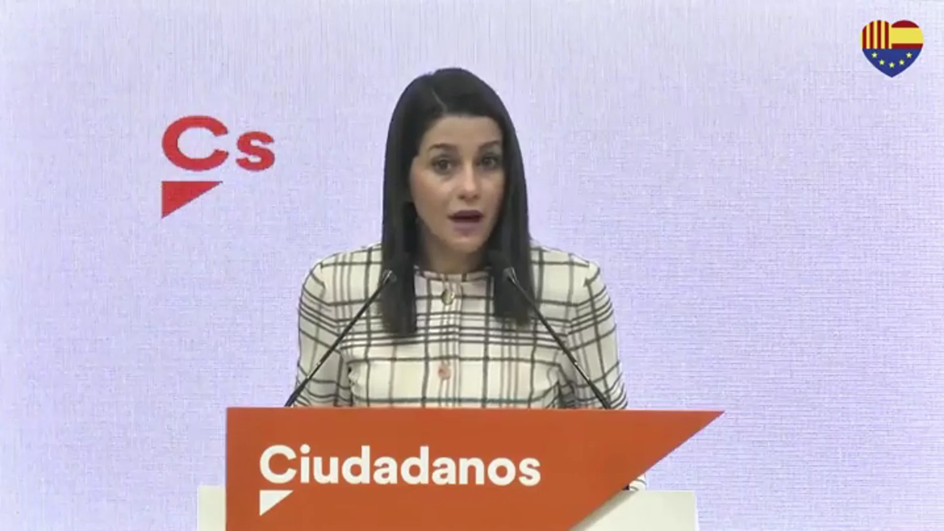 Inés Arrimadas cree que los malos resultados de Ciudadanos en las elecciones catalanas se deben a que "no han sabido ilusionar"